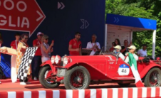 阿尔法罗密欧6C1750在1000 Miglia 2022上登上领奖台