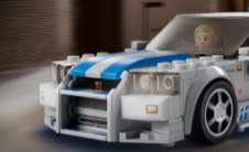 这款2Fast2Furious乐高日产天际线是齿轮箱的完美礼物