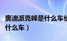 奥迪派克峰是什么车价值多少（奥迪派克峰是什么车）