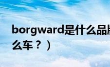 borgward是什么品牌车多少钱（bowler什么车？）