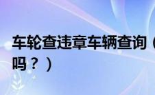 车轮查违章车辆查询（车轮查车辆违章查询准吗？）