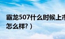 霸龙507什么时候上市的（霸龙507车载导航怎么样?）