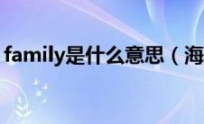 family是什么意思（海马family是什么车？）