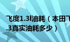 飞度1.3l油耗（本田飞度1.3油耗多少新飞度1.3真实油耗多少）