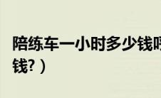 陪练车一小时多少钱呼市（陪练车一小时多少钱?）