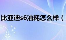 比亚迪s6油耗怎么样（比亚迪Fo油耗是多少）