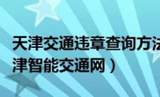 天津交通违章查询方法（天津违章怎么查询天津智能交通网）