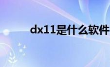 dx11是什么软件（dx11是什么）