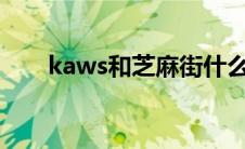 kaws和芝麻街什么关系（你知道吗）