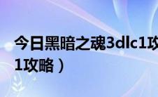 今日黑暗之魂3dlc1攻略流程（黑暗之魂3dlc1攻略）