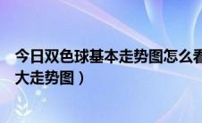 今日双色球基本走势图怎么看怎么分析（如何看双色球的各大走势图）