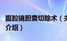 腹腔镜胆囊切除术（关于腹腔镜胆囊切除术的介绍）