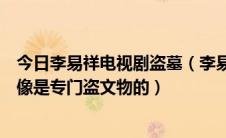 今日李易祥电视剧盗墓（李易祥演过一片盗墓的叫什么片好像是专门盗文物的）