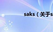 saks（关于saks的介绍）