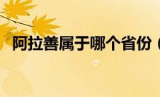 阿拉善属于哪个省份（阿拉善的简单介绍）