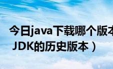 今日java下载哪个版本（如何在官网下载java JDK的历史版本）