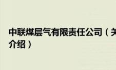 中联煤层气有限责任公司（关于中联煤层气有限责任公司的介绍）