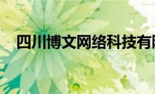 四川博文网络科技有限责任公司怎么样啊