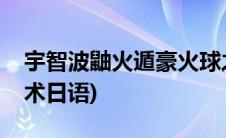 宇智波鼬火遁豪火球之术日语(火遁豪火球之术日语)