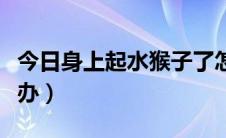 今日身上起水猴子了怎么办（起水猴子了怎么办）