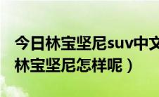 今日林宝坚尼suv中文名（跑车的品牌有哪些林宝坚尼怎样呢）