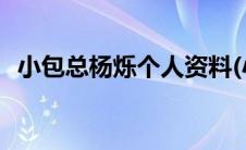 小包总杨烁个人资料(小包总杨烁个人资料)