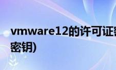 vmware12的许可证密钥(vmware12许可证密钥)