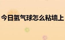 今日氢气球怎么粘墙上（qq群怎么匿名发言）