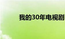 我的30年电视剧（我的3d赛车）