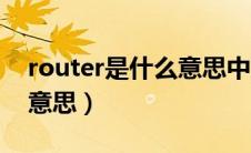 router是什么意思中文翻译（router是什么意思）