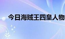 今日海贼王四皇人物（海贼王四皇有谁）