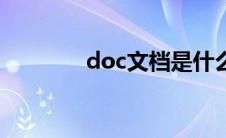 doc文档是什么（doc文档）