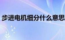 步进电机细分什么意思（步进电机细分介绍）