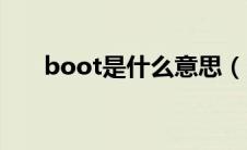 boot是什么意思（boot是什么意思）