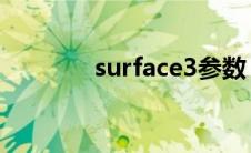 surface3参数（surface 3）