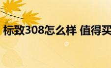 标致308怎么样 值得买吗（标致308怎么样）