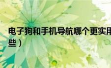 电子狗和手机导航哪个更实用（电子狗和导航仪的区别有哪些）