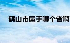 鹤山市属于哪个省啊(鹤山市属于哪个省)