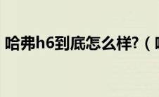 哈弗h6到底怎么样?（哈弗h6怎么样优缺点）