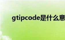 gtipcode是什么意思（gti是啥意思）