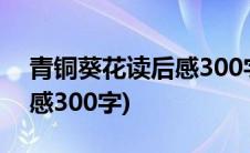 青铜葵花读后感300字五年级(青铜葵花读后感300字)