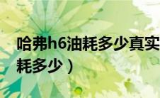 哈弗h6油耗多少真实油耗多少（哈弗h6的油耗多少）