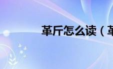 革斤怎么读（革斤是什么字）