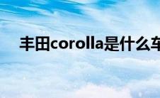 丰田corolla是什么车型（丰田Corolla）