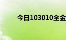 今日103010全金武器攻略详解12