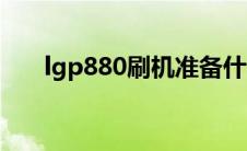 lgp880刷机准备什么（lgp880刷机）