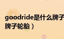 goodride是什么牌子的轮胎（Nnaite是什么牌子轮胎）