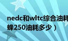 nedc和wltc综合油耗是什么意思（本田小黄蜂250油耗多少）