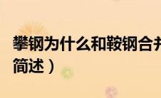 攀钢为什么和鞍钢合并（攀钢和鞍钢合并原因简述）