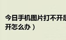 今日手机图片打不开是啥原因（手机图片打不开怎么办）